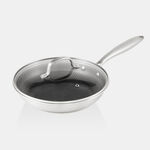 Alberto Stainless Steel Frypan With Lid 28 Cm image number 0