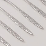 بنتولا طقم شوك حلويات ستانلس ستيل بلمعة مرآة 6 قطع 2.5 ملم image number 2