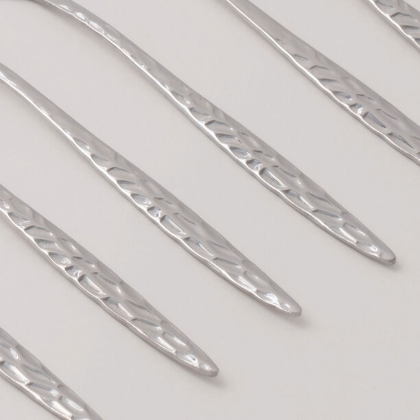 بنتولا طقم شوك حلويات ستانلس ستيل بلمعة مرآة 6 قطع 2.5 ملم image number 2