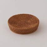 هومز طقم اكسسوارات حمام 3 قطع بولي ريزين، بني image number 3