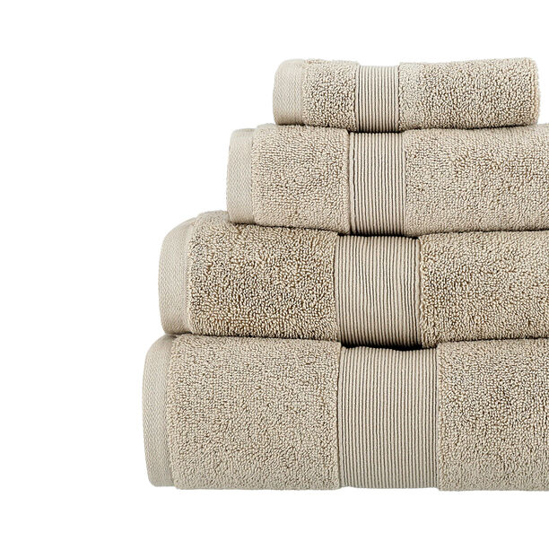 Boutique Blanche beige ultra soft cotton bathroom towl 100*150 cm image number 3