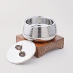 Pearl Collection La Mesa Food Warmer With Wood Stand, 27.5*27.5*28 cm image number 5