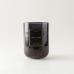 Homez glass jar scented candle sunny sangria, black 15*20cm image number 0