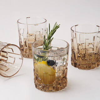 لا ميسا طقم أكواب زجاج 4 قطع 310 مل، أزرق