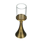 Brass Pillar Holder Antique image number 2