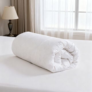 Boutique Blanche Luxury Feather Down Duvet Super King 240*260Cm White 233Tc Cotton