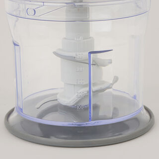 Alberto electric chopper 500ml, 400w, 2 speeds, white