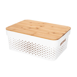 Infinty Basket With Bamboo Lid