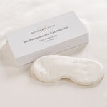 Boutique Blanche Silk Pillowcase And Eye Mask Set 75*50Cm Ivory 100% Mulberry Silk BED LINEN EA 2 image number 2
