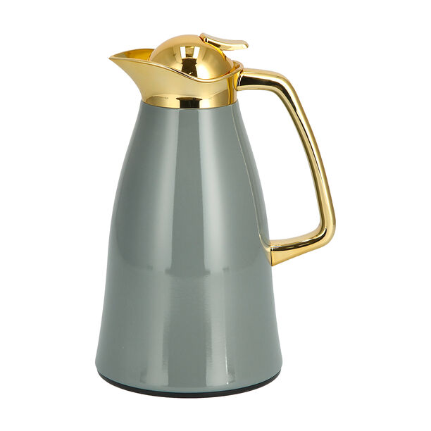  Vacuum Flask Chrome And Grey 1L image number 1