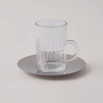 Dallaty Tea Set Glass With Metal Saucer 12 Pcs image number 2