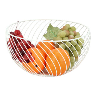 Alberto White Coated Fruit Basket 