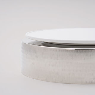 Pearl Collection La Mesa Porcelain Plate Metal Cake Stand Base, 28.8cm