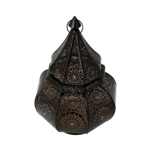 Moroccan Lantern Black image number 2