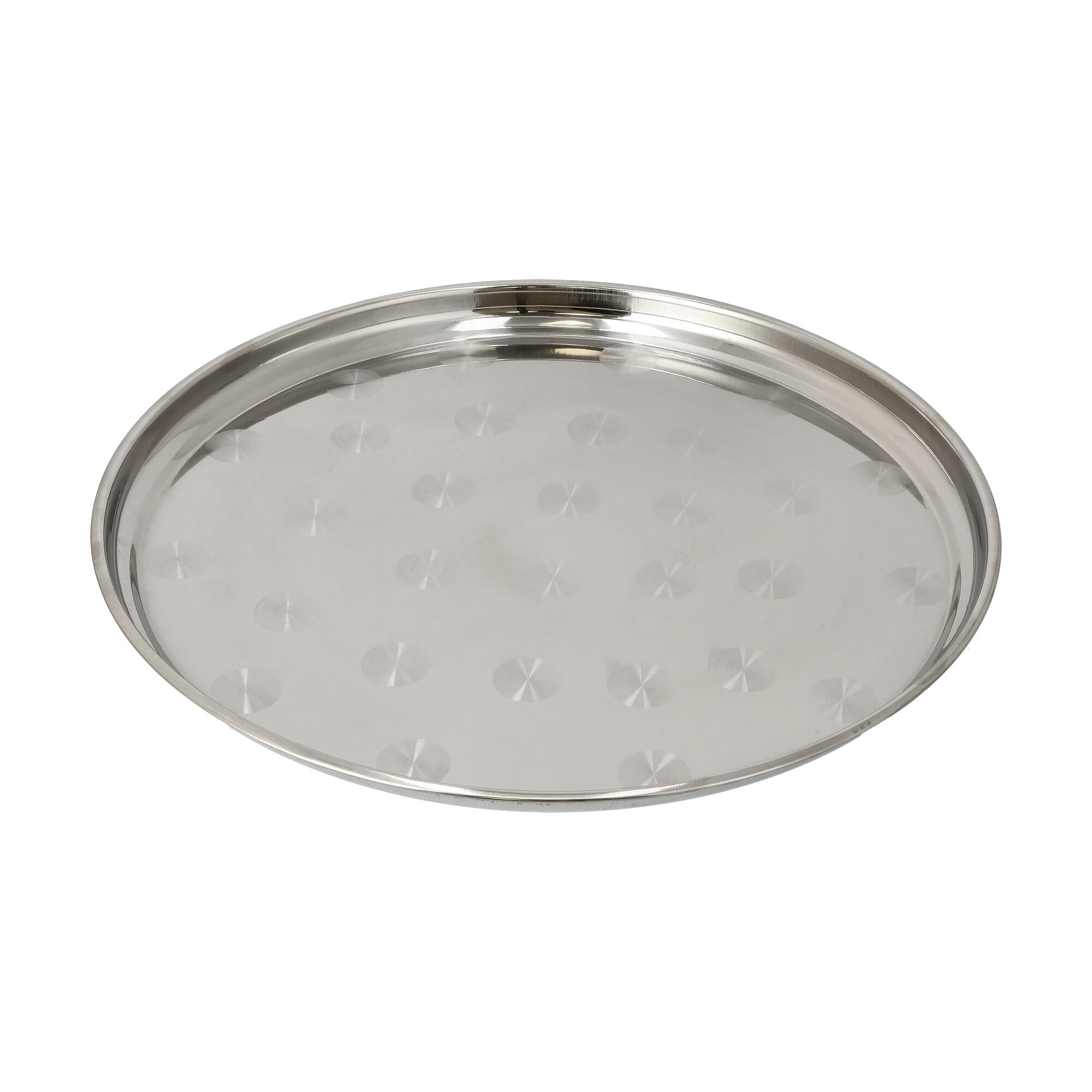 Buy Stainless Steel Round Serving Tray Online Nice