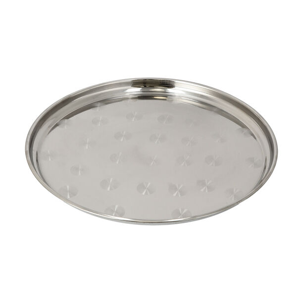 Stainless Steel Round Serving Tray image number 0
