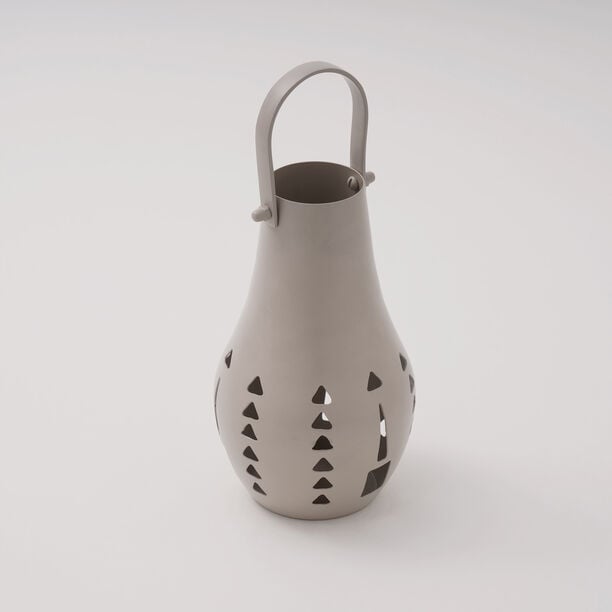 Najd Collection Metal Lantern, Beige, 12*12*25 cm image number 3