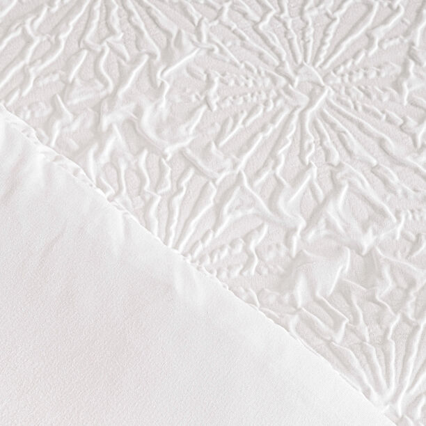 Cottage textured 3pcs comforter super king in white 250*260cm image number 2