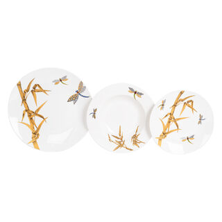 La Mesa Bamboo 18 Pieces Dinner Set 