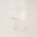 La Mesa 4 pcs juice glass wide cup ribbed with frosted bottom 11*11*15.6 cm image number 3