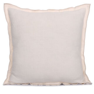 Linen cream cushion cover 50*50 cm