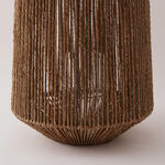 Homez Aura Lantern Rattan, Beige 32*32*51 Cm image number 1