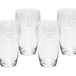 Calligraphy 4 Pcs Set High Ball Glass image number 0