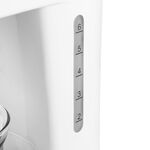 Alberto Coffee Maker Plastic Black And White 0.75 L image number 3