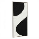 Homez 3pcs framed wall art canvas set, black and white image number 5