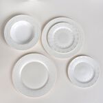 La Mesa white porcelain 18 pc dinner set image number 0