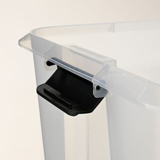 Homez 90L Rolling Box With Clips 68.5*46.5*39Cm