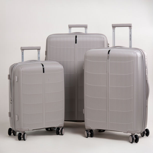 Travel vision durable PP 3 pcs luggage set, rose image number 0