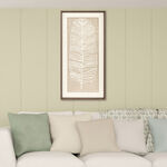Homez linen art painting in a glass frame 40*80*3.8 cm image number 1