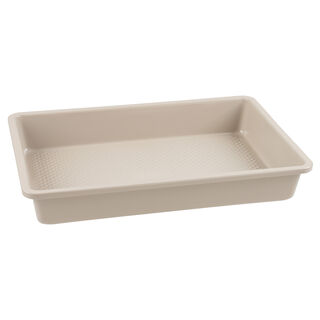 Alberto Beige Nonstick Small Roaster Pan, 35.2*25.1*5.1 Cm