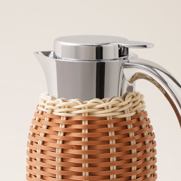 Dallaty stainless steel vacuum flask 1.2L, brown image number 2