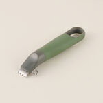 Alberto Stainless Steel Grater With Plastic Handle, Green / Silver, 18.5 Cm image number 0