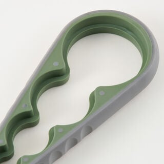 Alberto plastic bottle & jar opener, green 25.5*12*2.3cm