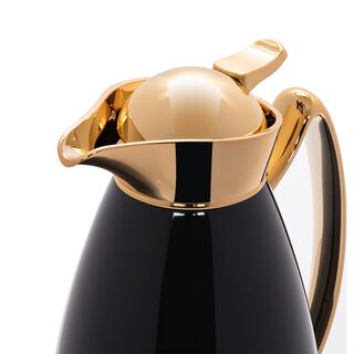 Dallety Steel Flask Italian Black/Gold 1Liter