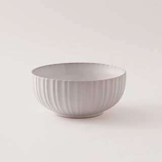 La Mesa stoneware set of 4pcs textured shaped bowls