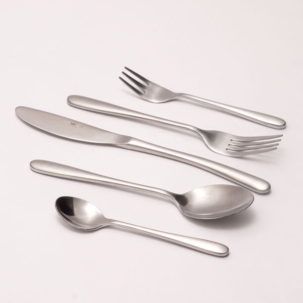La Mesa silver stainless steel cutlery set 20 pc image number 0
