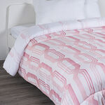 كوتاج لحاف أزرق مخطط   سرير كينج image number 0