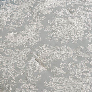 Boutique blanche 3pcs super king jacquard comforter set, in grey 250*260cm