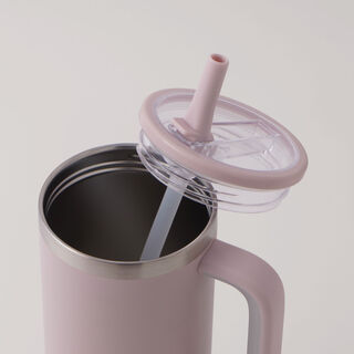 Alberto stainless steel double wall travel bottle, pink 1200ml