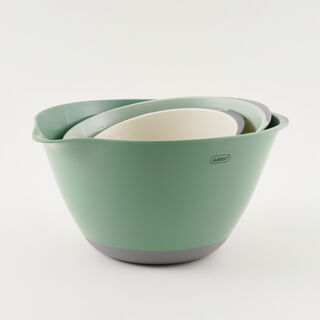 البرتو طقم أوعية خلط 3قطع بلاستيك، متعدد الألوان