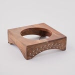 Pearl Collection La Mesa Food Warmer With Wood Stand, 27.5*27.5*28 cm image number 1