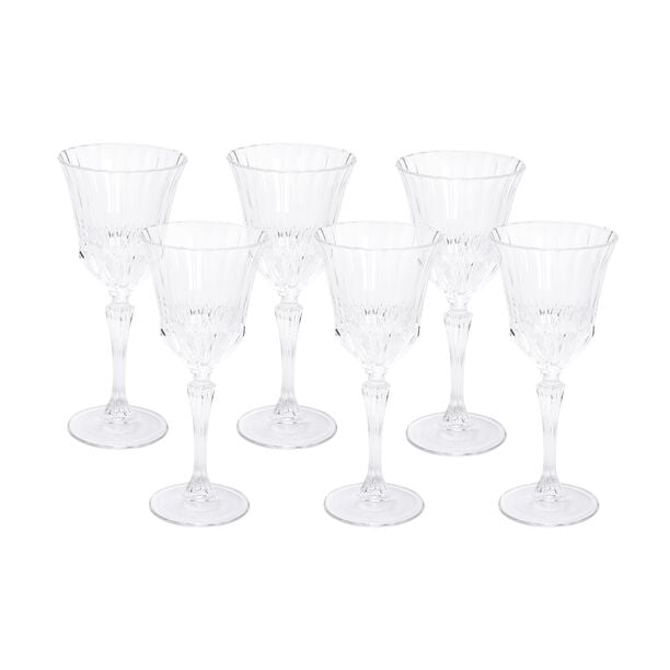 Rcr 6 Pieces Crystal Juice Goblets Adagio Red image number 0