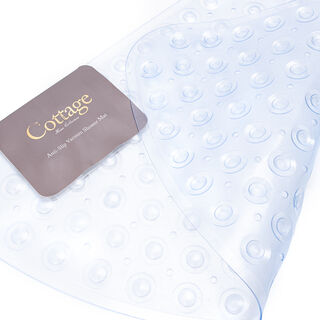 Cottage Shower Mat Clear 54X54Cm