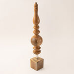 Brown wood Ramadan decoration 10*10*66 cm image number 0
