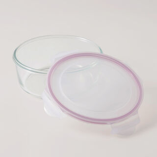 Glasslock round glass food container 2050ml