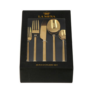 20 PCS CUTLERY SET ROSE GOLD